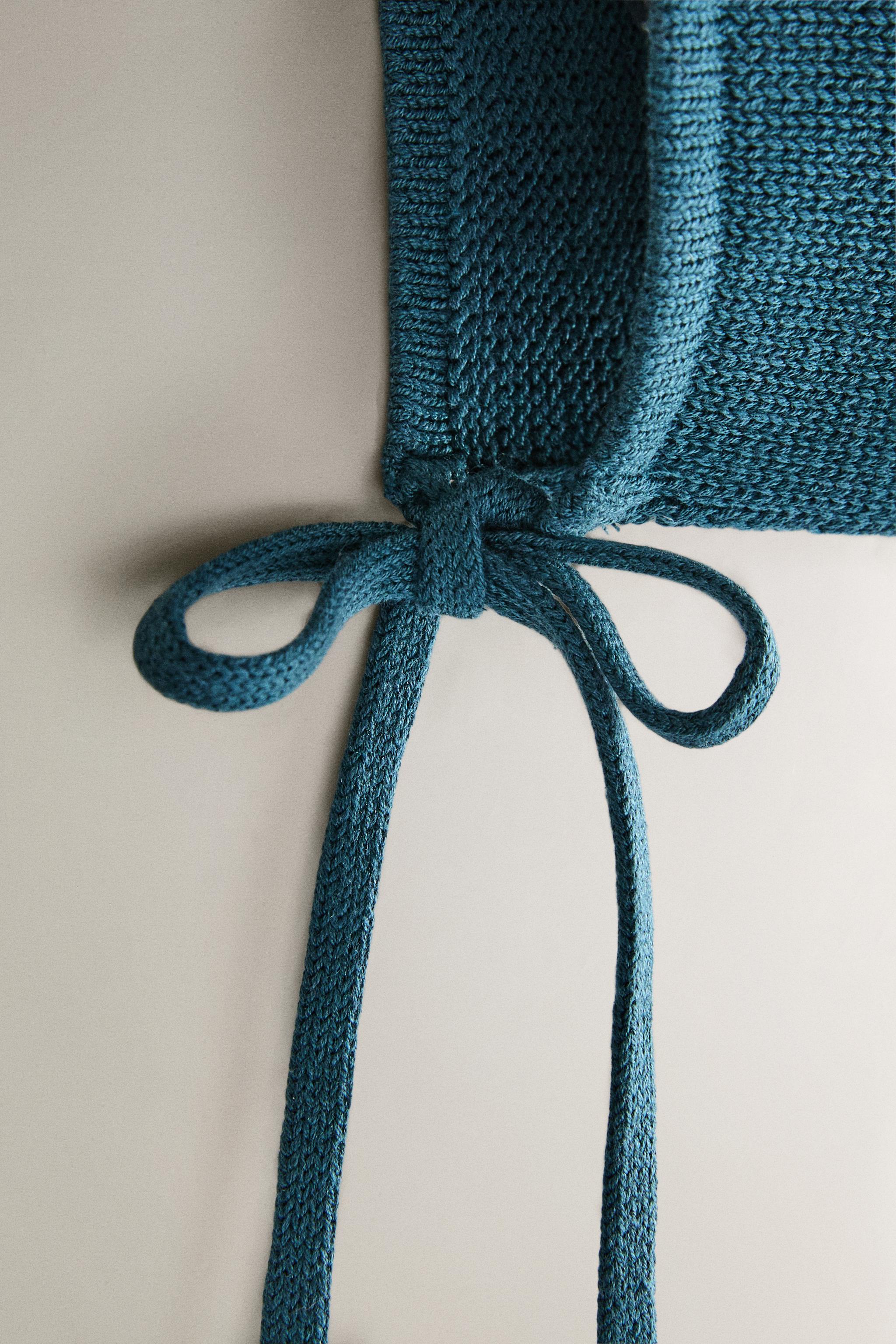 BABY KNIT BONNET